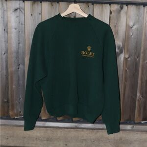 ❗️Vintage 1997 Rolex Golf Tour Forest Green Crewneck Sweater❗️